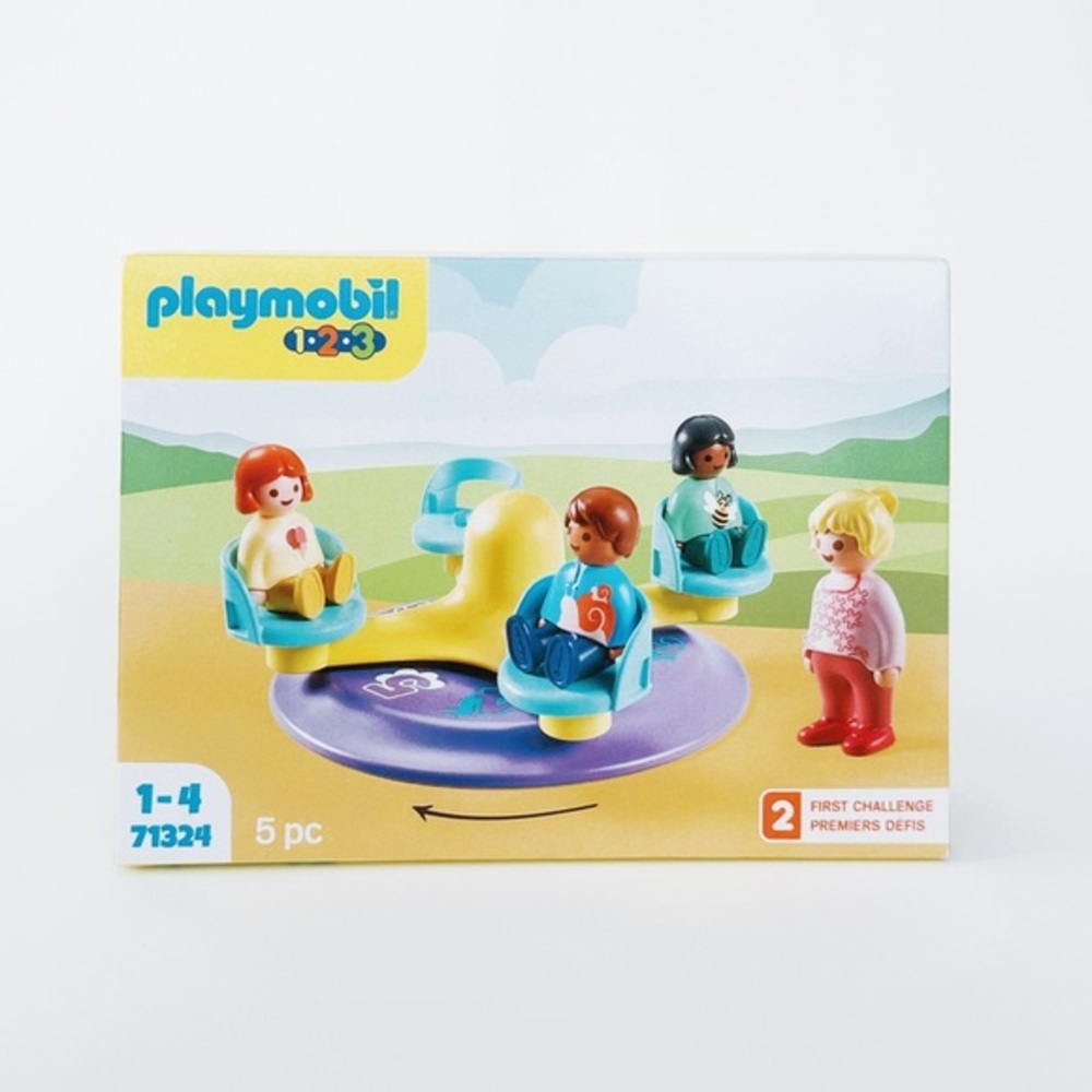 NWT PLAYMOBIL 1.2.3: Number-Merry-Go-Round